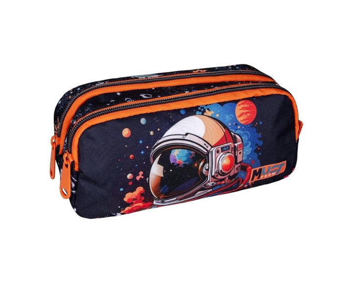 Κασετίνα Must Team Energy 2 Φερμουάρ 21x6x9cm Αστρονάυτης 000587196