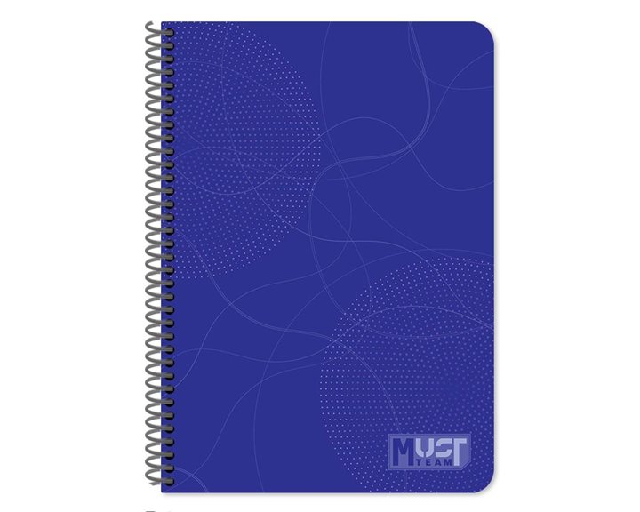 Τετράδιο Σπιράλ Must Team A4 2θ 60φ PP 000587591