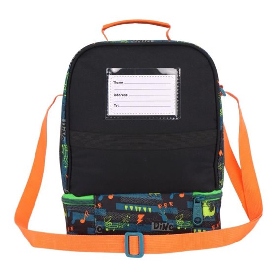 Τσαντάκι Φαγητού Ισοθερμικό Must Team 22x16x28  Δεινοσαυράκι Μουσική 000587681