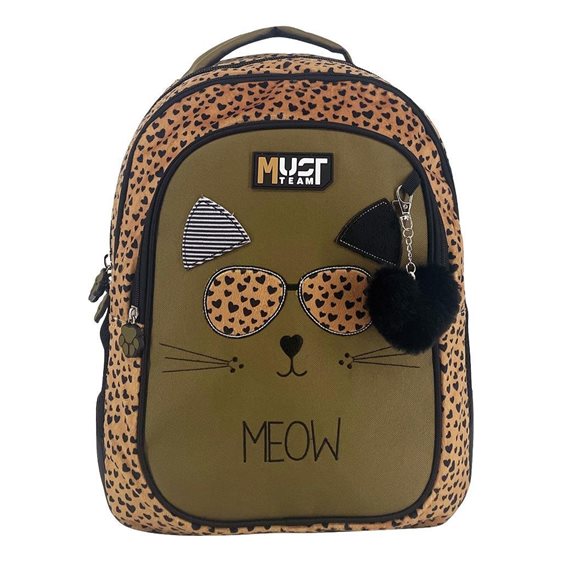 Τσάντα Πλάτης Must Team με 3 Θήκες 32χ18χ43 Meow 000587215