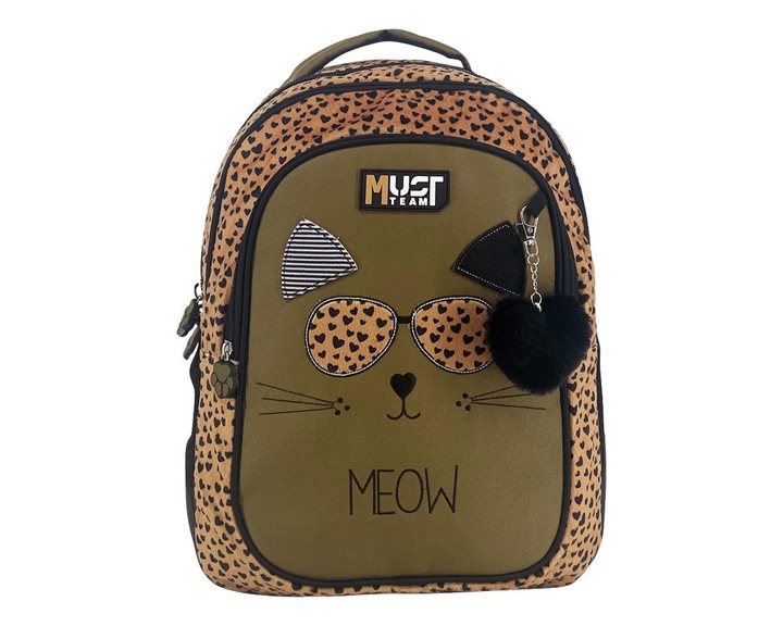 Τσάντα Πλάτης Must Team με 3 Θήκες 32χ18χ43 Meow 000587215