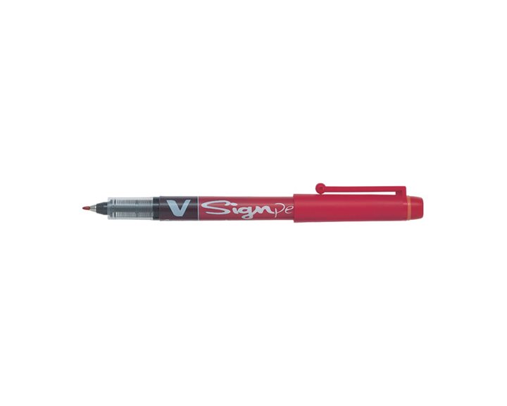 Μαρκαδόρος Pilot V Signpen Rapid Κόκ.