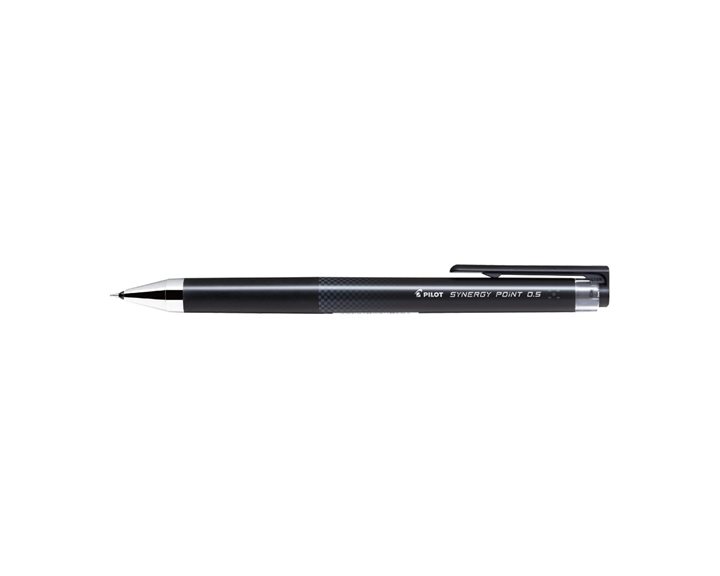 Pilot Synergy Point Στυλό Rollerball 0.5mm Μαύρο με Μαύρο Μελάνι