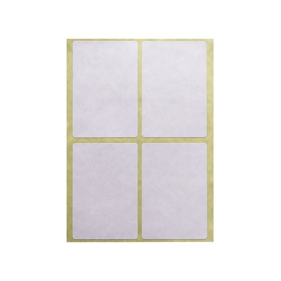 Ετικέτα Νο 8 48mm X 72mm λευκή αυτοκόλλητη