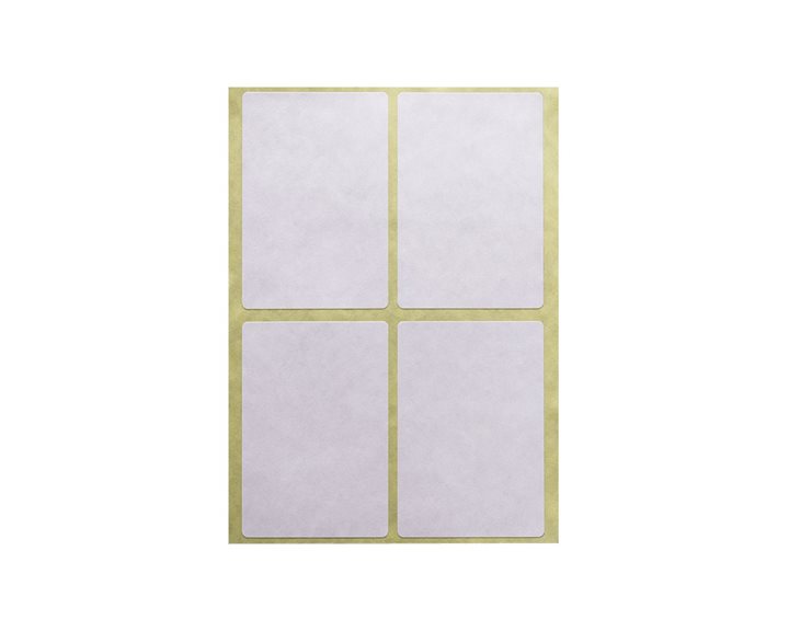 Ετικέτα Νο 8 48mm X 72mm λευκή αυτοκόλλητη