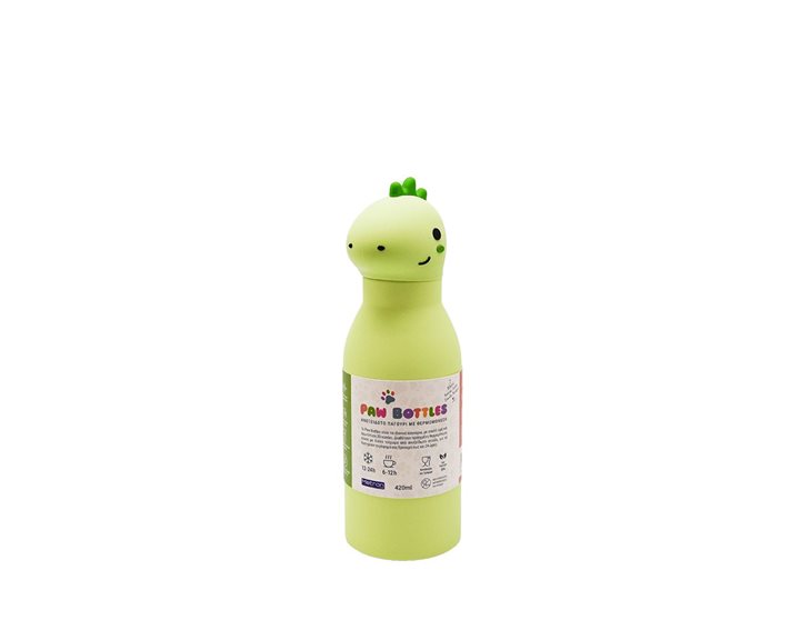Metron Paw Bottles Παγούρι Θερμός 420ml Δεινόσαυρος