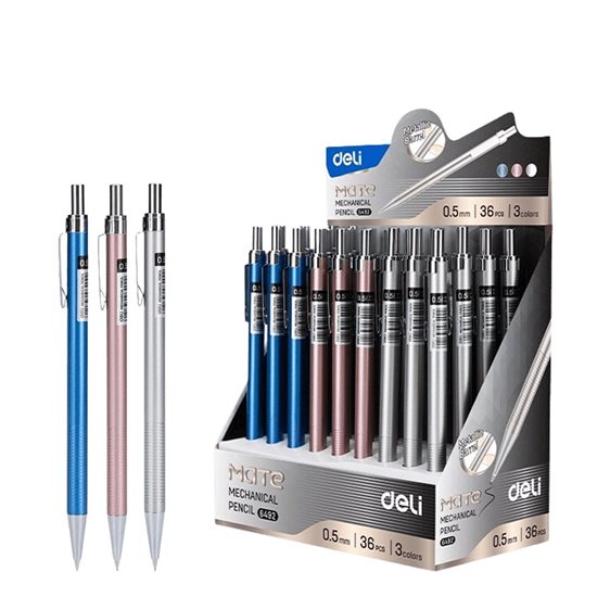 Deli Μηχανικό Μολύβι με Γόμα 0.5mm Mate E6492