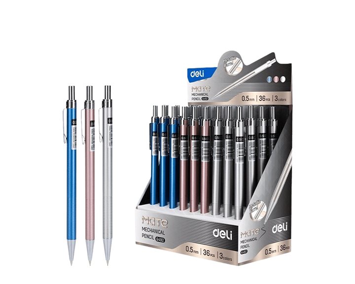 Deli Μηχανικό Μολύβι με Γόμα 0.5mm Mate E6492