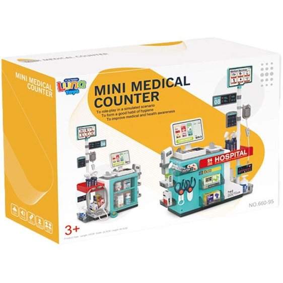 Ιατρείο 66,5εκ.Luna Toys με φως και ήxο 49τμχ. 000623347