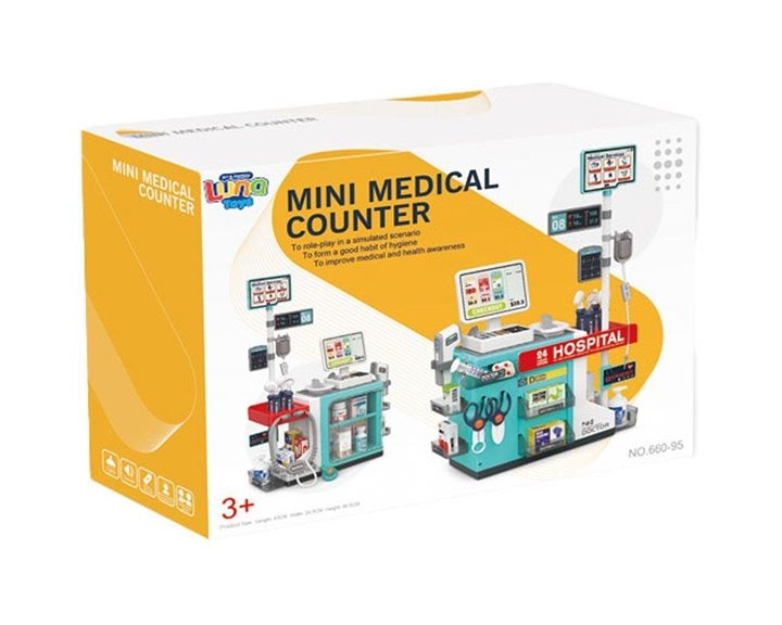 Ιατρείο 66,5εκ.Luna Toys με φως και ήxο 49τμχ. 000623347