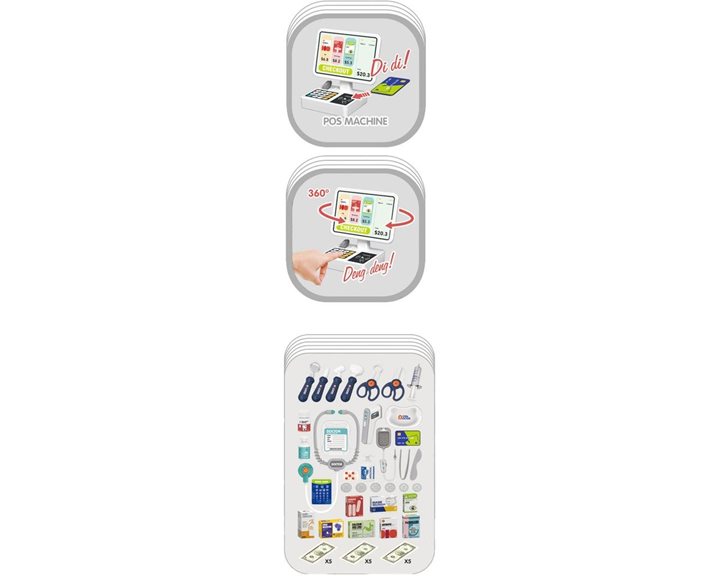 Ιατρείο 66,5εκ.Luna Toys με φως και ήxο 49τμχ. 000623347