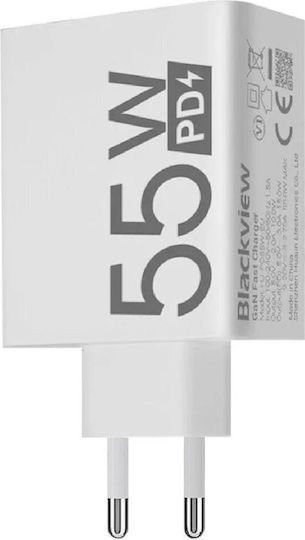 BLACKVIEW TYPE-C GAN POWER ADAPTER 30/33W WHITE
