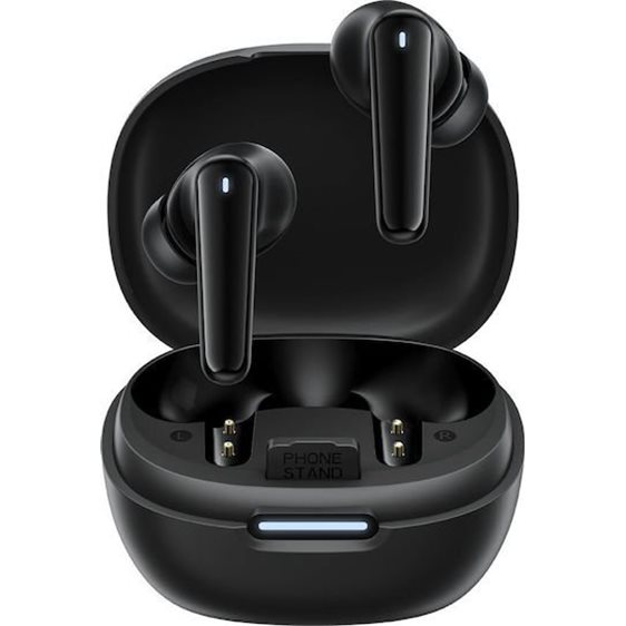 BLACKVIEW BT6.0 EARBUDS 17 WITH BUILT-IN PHONE STAND AND CHARGING DOCK BLACK