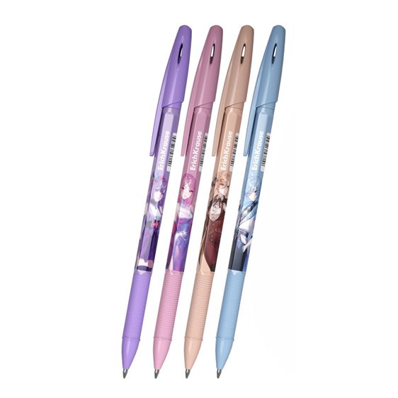 Στυλό ErichKrause Ballpoint R-301 Stick & Grip Manga 0.7mm Blue 63911