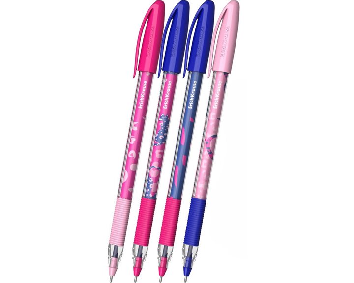 Στυλό ErichKrause Ballpoint U-109 Stick & Grip Pinna Kotta 1.0mm Blue 65166