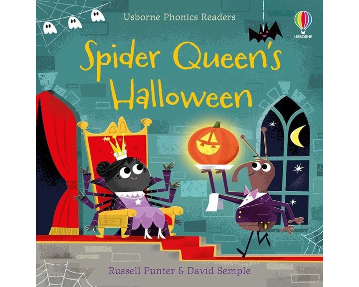 USBORNE PHONICS READERS - SPIDER QUEEN'S HALLOWEEN
