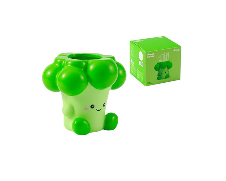 itotal Μολυβοθήκη Πλαστική 11.5cm Benny Broccoli XL3013D