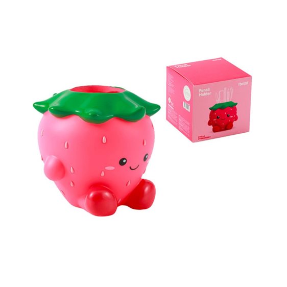 itotal Μολυβοθήκη Πλαστική 11.5cm Stella Strawberry XL3013F