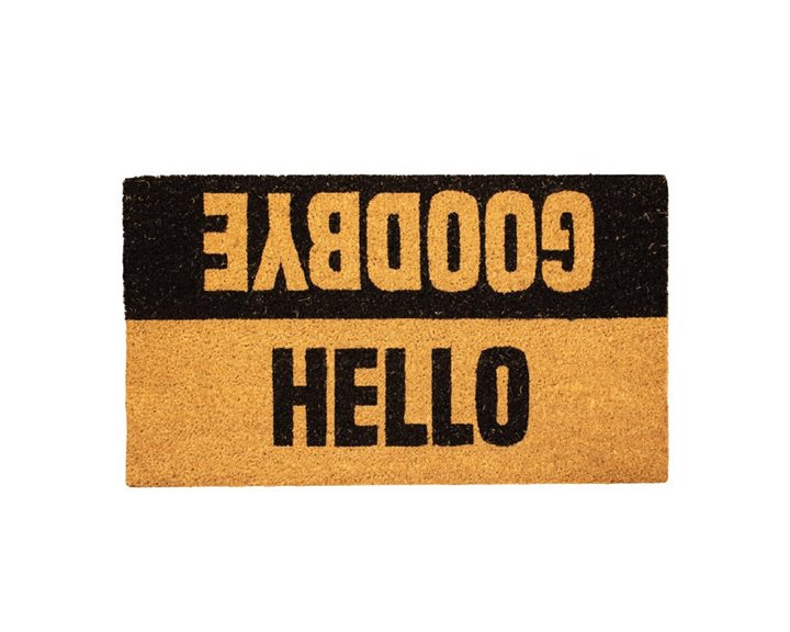 itotal Χαλάκι 70χ40cm Hello Goodbye XL1953