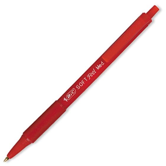 ΣΤΥΛΟ BIC SOFT FEEL CLIC MEDIUM ΚΟΚΚΙΝΟ