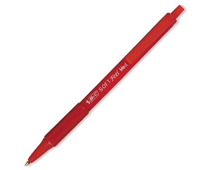 ΣΤΥΛΟ BIC SOFT FEEL CLIC MEDIUM ΚΟΚΚΙΝΟ