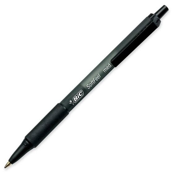 ΣΤΥΛΟ BIC SOFT FEEL CLIC MEDIUM ΜΑΥΡΟ