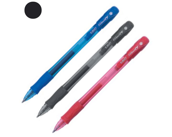 ΣΤΥΛΟ BIC VELOCITY STIC 0.7mm ΜΑΥΡΟ