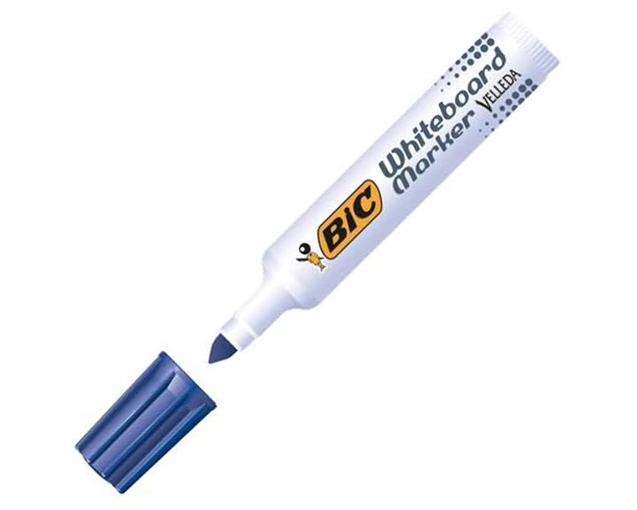 ΜΑΡΚΑΔΟΡΟΣ BIC VELLEDA ΑΣΠΡΟΠΙΝΑΚΑ ΜΠΛΕ 1701