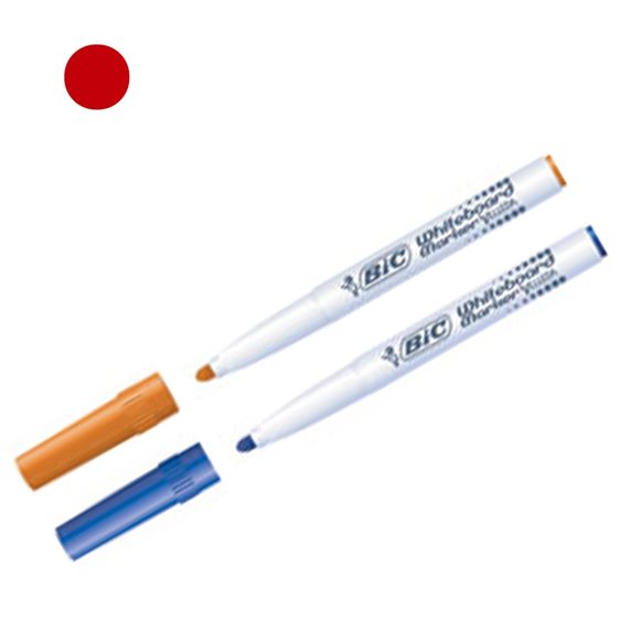 ΜΑΡΚΑΔΟΡΟΣ BIC VELLEDA ΑΣΠΡΟΠΙΝΑΚΑ GRIP ΚΟΚΚΙΝΟΣ