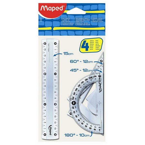 ΓΕΩΜΕΤΡΙΚΑ ΟΡΓΑΝΑ MAPED  ΣΕΤ 15cm Ν.242815