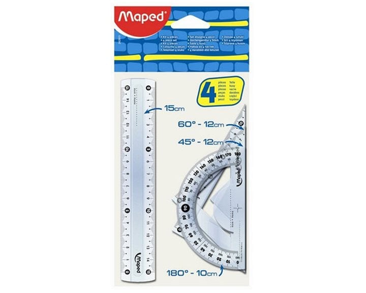 ΓΕΩΜΕΤΡΙΚΑ ΟΡΓΑΝΑ MAPED  ΣΕΤ 15cm Ν.242815