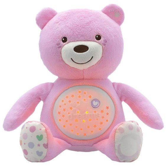 Chicco Μουσικός Προβολέας-Αρκουδάκι Ροζ Y02-08015-10