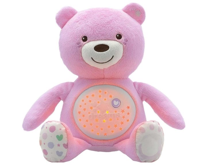 Chicco Μουσικός Προβολέας-Αρκουδάκι Ροζ Y02-08015-10