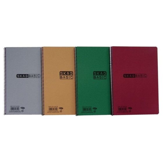 Τετράδιο Σπιράλ 17x25 Skag Basic 5Θεμ. No 8005