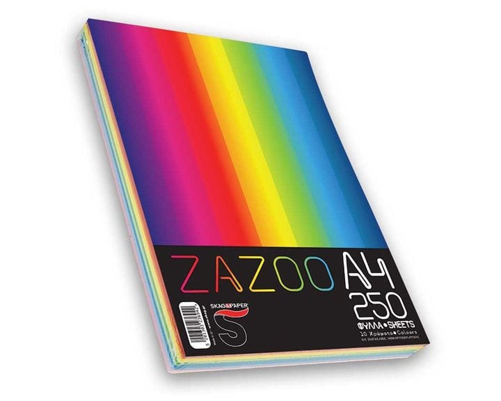 Φωτοτυπικό Χαρτί Skag Α4 80gr 10 Χρώματα 250φ