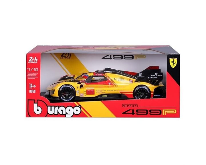 Bburago Ferrari 499P #83 24h LeMans 2024 Kubica, Shwartzman, Ye 1:18