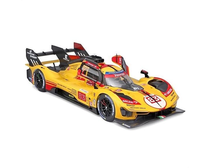 Bburago Ferrari 499P #83 24h LeMans 2024 Kubica, Shwartzman, Ye 1:18
