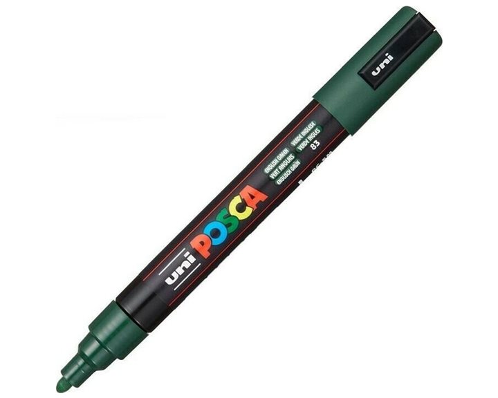 Μαρκαδόρος UNI Posca PC-5M FOREST GREEN