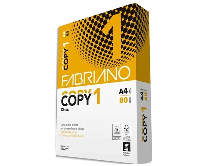 Χαρτί Φωτοτυπικό Α4 Fabriano Copy1 80gr 500φ