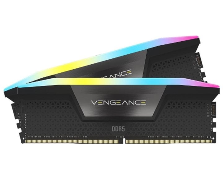 CORSAIR RAM DIMM XMS5 KIT 2x16GB CMH32GX5M2B6400Z36, DDR5, 6400MHz, LATENCY 36-48-48-104, 1.35V, VENGEANCE RGB, XMP 3.0, RGB LED, BLACK, LTW.