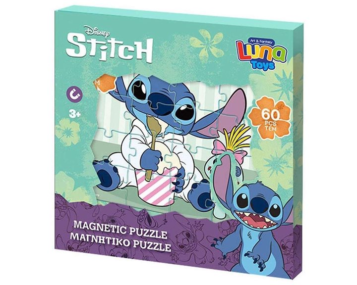 Παζλ Luna Μαγνητικό 18χ1.3χ18εκ. Lilo & Stitch 000565152