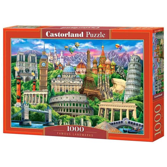 Παζλ Castorland 1000τμχ. Famous Landmarks 68Χ47cm C-104901-2