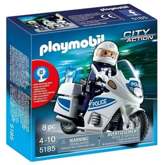 Playmobil Αστυνομική Μοτοσικλέτα 5185