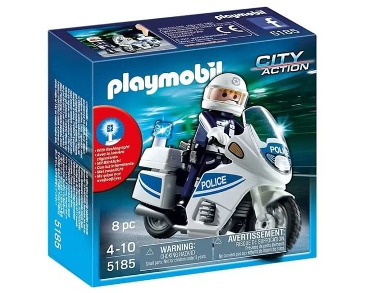 Playmobil Αστυνομική Μοτοσικλέτα 5185
