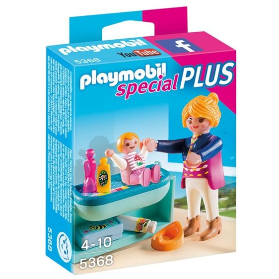 Playmobil Special Plus Μαμά & Μωράκι Με Αλλαξιέρα 5368