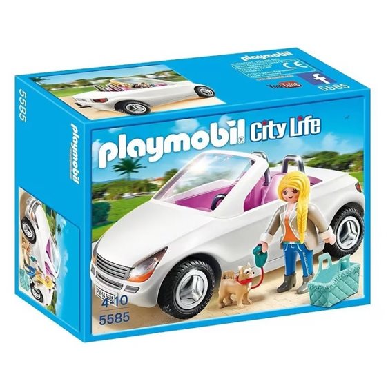 Playmobil Cabrio Με Κυρία & Σκυλάκι 5585