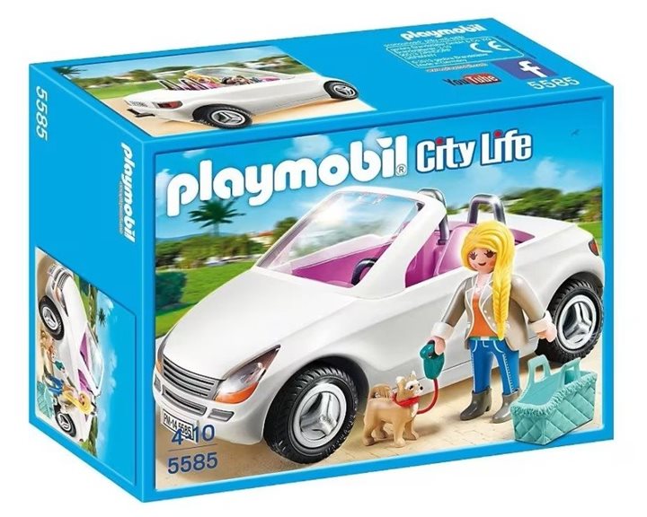 Playmobil Cabrio Με Κυρία & Σκυλάκι 5585