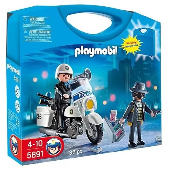 Playmobil Βαλιτσάκι Αστυνομία 5891