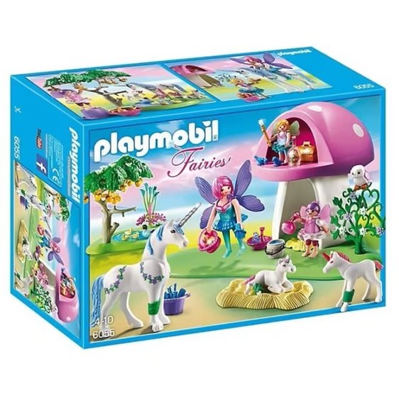 Playmobil Νεράιδες Με Μονόκερους & Μανιταρόσπιτο 6055