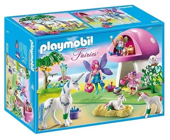 Playmobil Νεράιδες Με Μονόκερους & Μανιταρόσπιτο 6055
